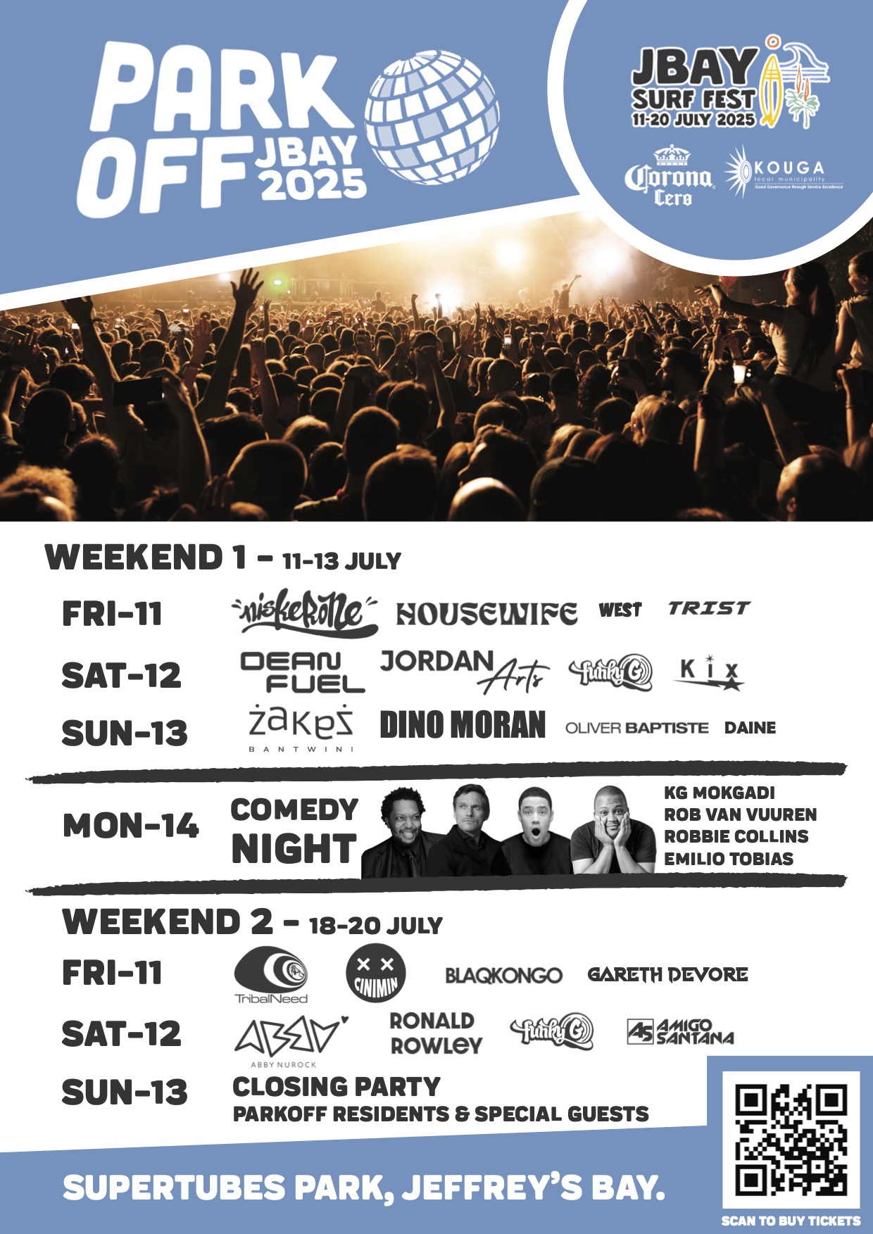 Dance to the Rhythm at Park Off Music Festival poster